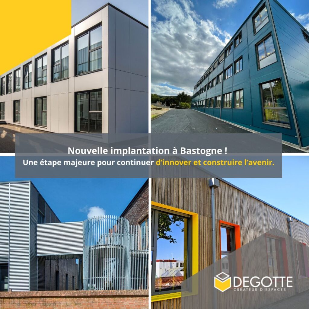 DEGOTTE poursuit sa croissance et ses ambitions en lançant prochainement la construction d'une nouvelle usine à Bastogne !