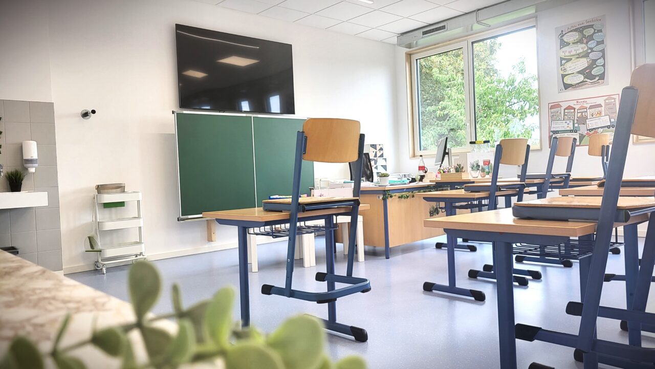 Bâtiment modulaire scolaire Modulair schoolgebouw Modular school building