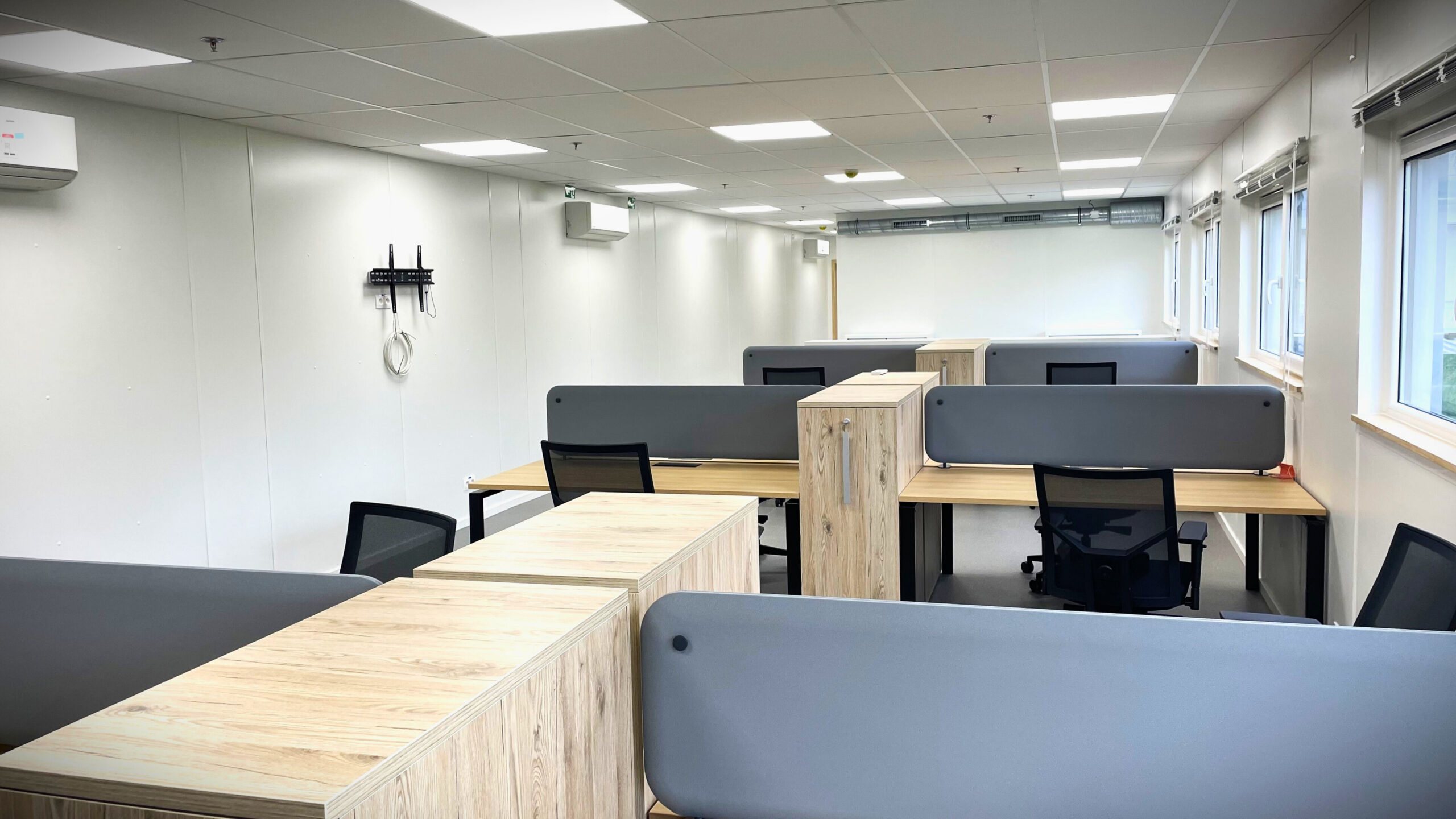 bâtiment modulaire de bureaux Modulair kantoorgebouw Modular office building